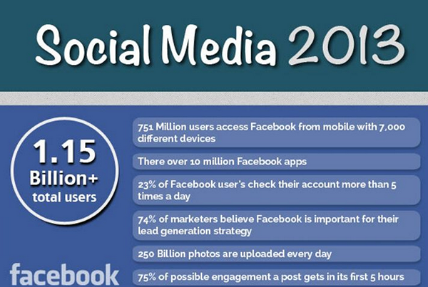 social media 2013 infographic